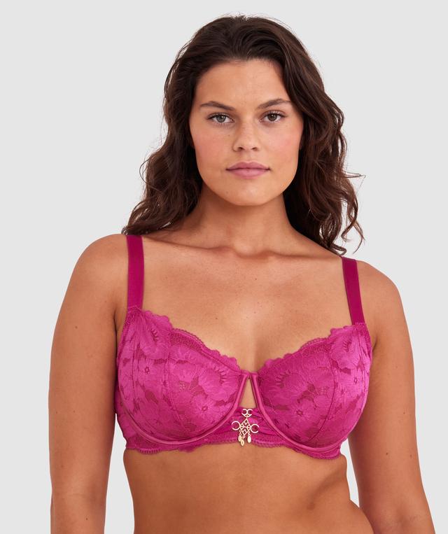 Annalise Full Coverage Bra - Rose