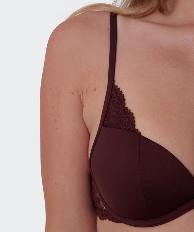 Anusha Lightly Lined Bra - Dark Brown
