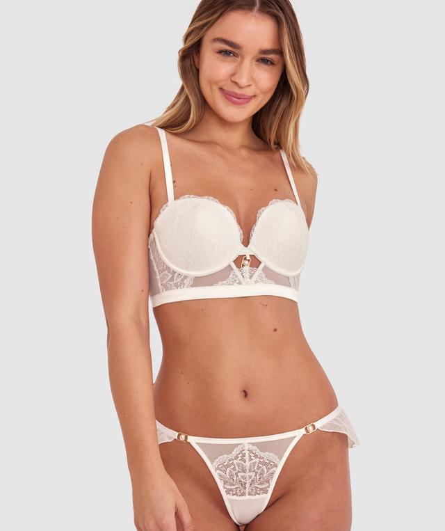 Aquata Push Up Bra - Ivory