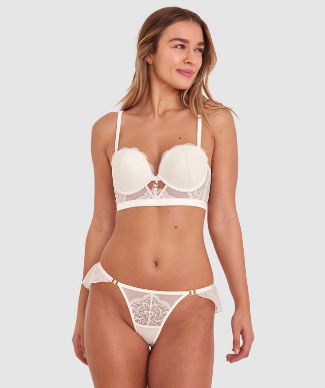 Aquata Push Up Bra - Ivory