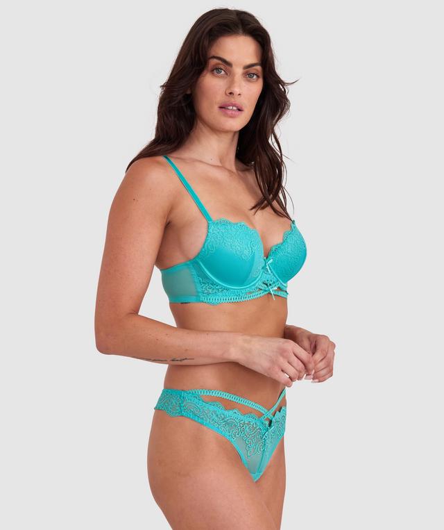 Arabella Push Up Bra - Teal