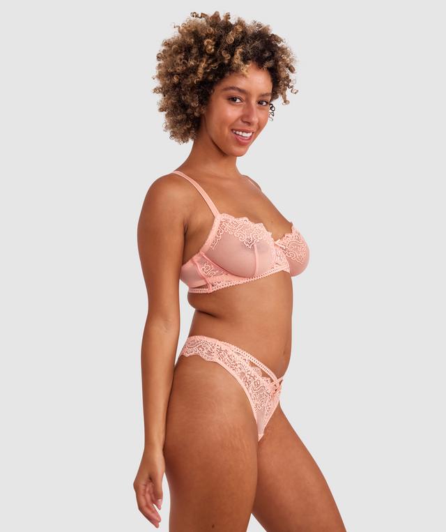 Arabella Underwire Bra - Light Coral