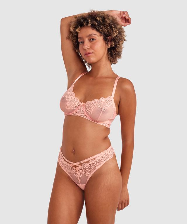 Arabella Underwire Bra - Light Coral