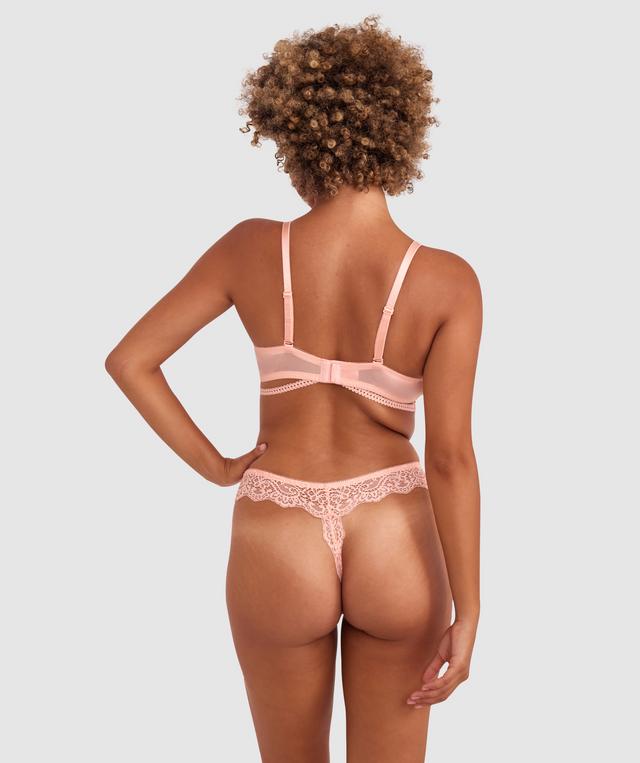 Arabella V String - Light Coral