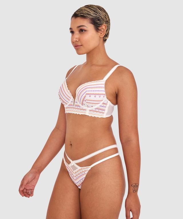 Ariarne Contour Plunge Bra - Ivory