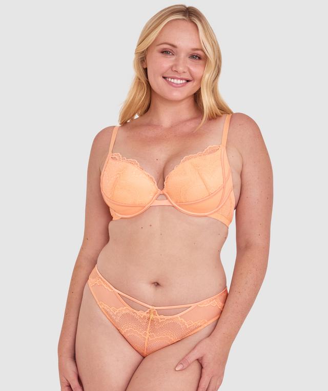Arielle Brazilian Knicker - Light Coral