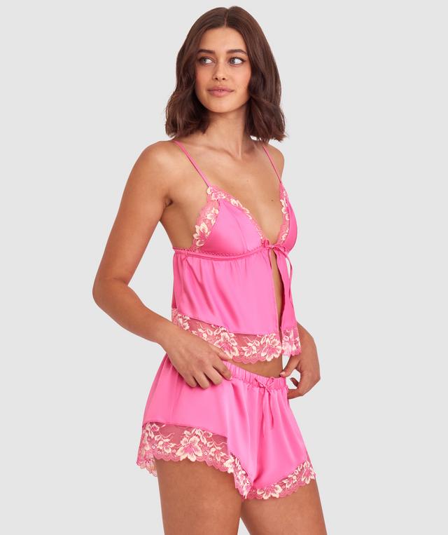 Arla Cami - Pink/Light Yellow