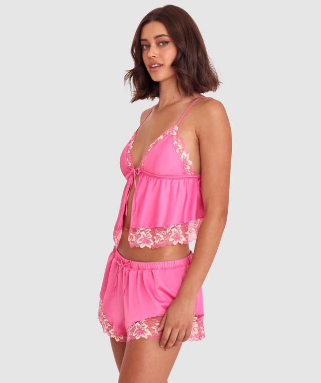 Arla Cami - Pink/Light Yellow