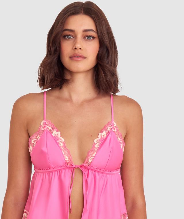 Arla Cami - Pink/Light Yellow