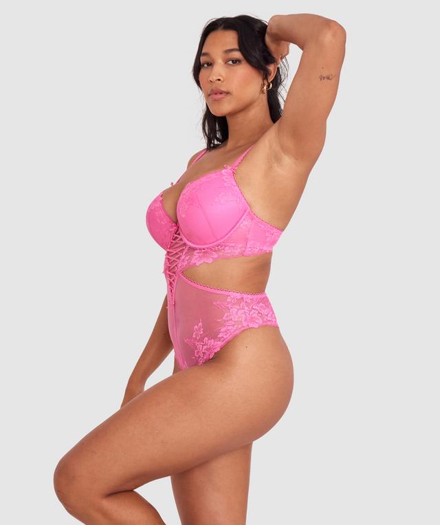 Arla Push Up Bodysuit - Pink