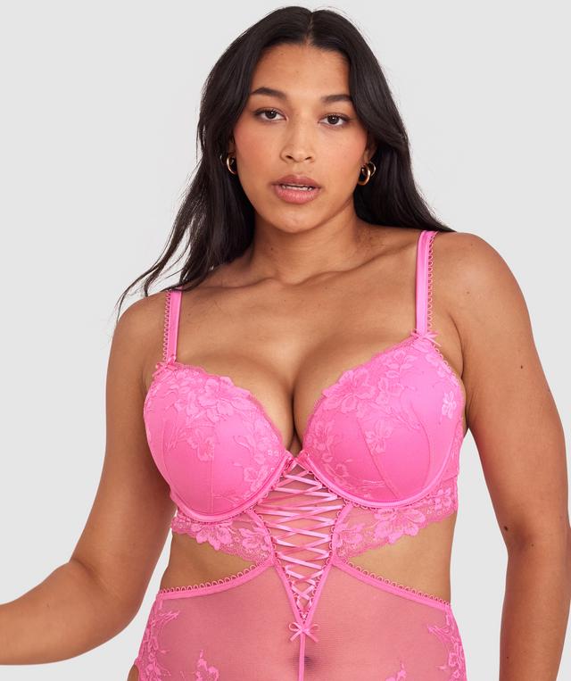 Arla Push Up Bodysuit - Pink