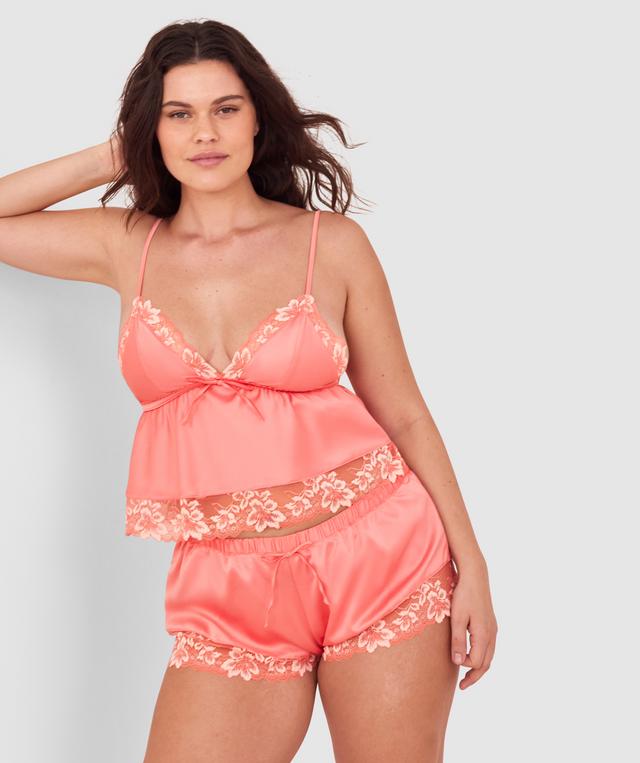 Arla Short - Dark Coral