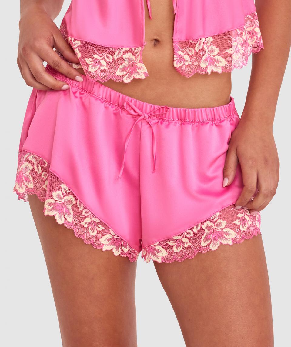 Arla Short - Pink/Light Yellow