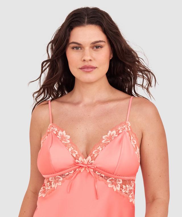 Arla Short Slip - Dark Coral