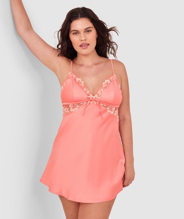 Arla Short Slip - Dark Coral