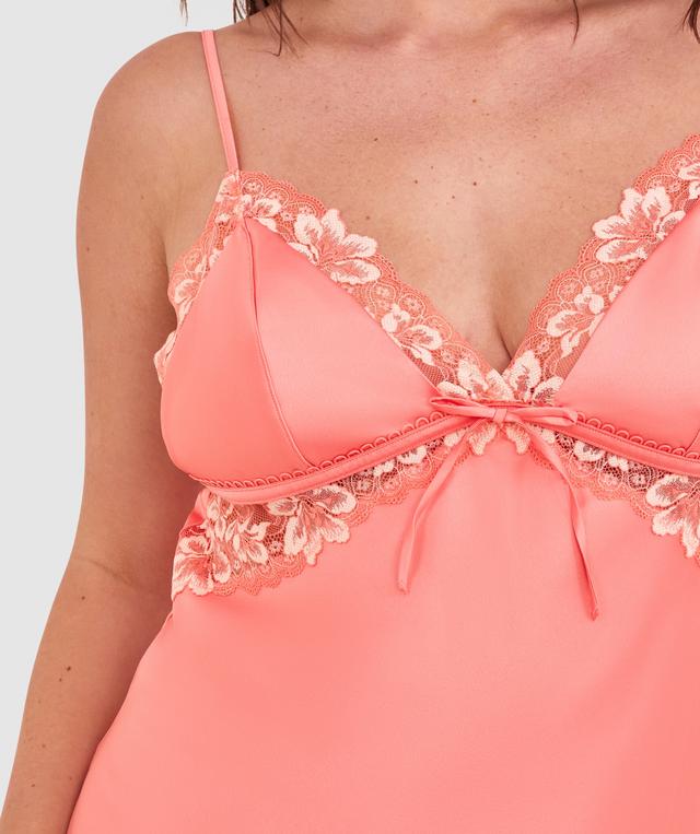 Arla Short Slip - Dark Coral