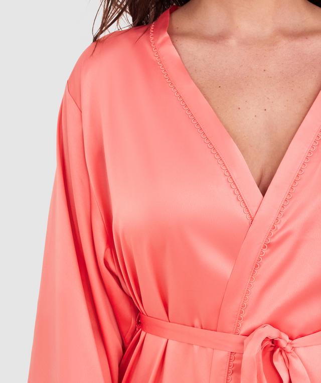 Arla Short Wrap - Dark Coral