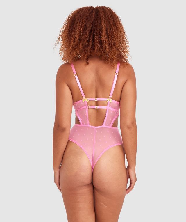 Astrid Unlined Bodysuit - Pink