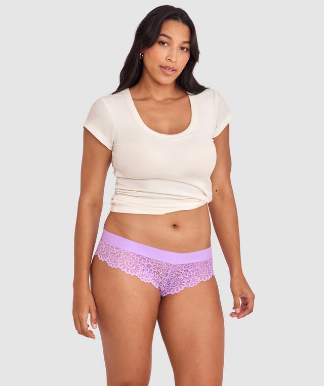 Audrey Brazilian Knicker - Light Purple
