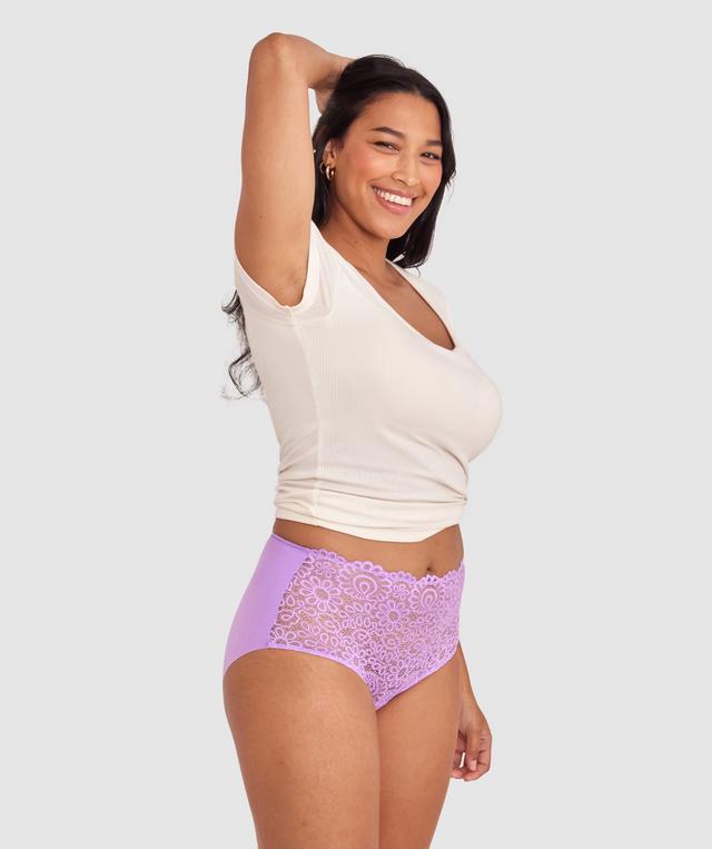Audrey Full Brief - Light Purple