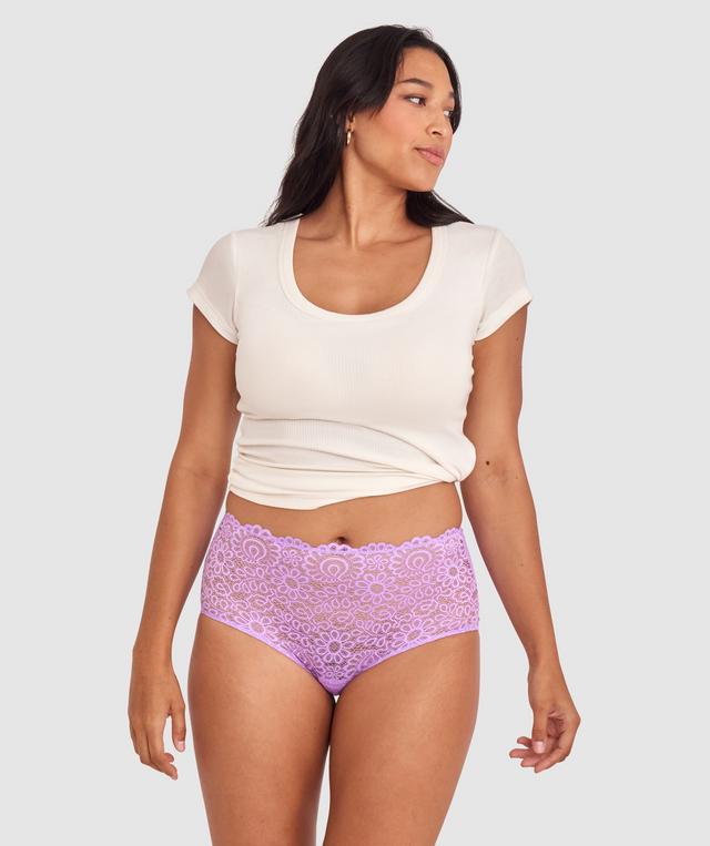 Audrey Full Brief - Light Purple