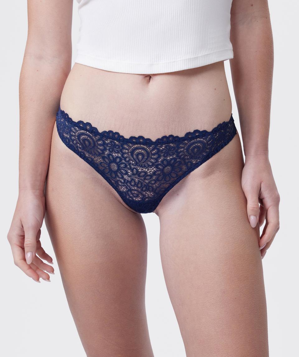 Audrey G String - Navy