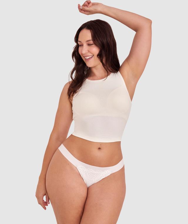 Audrey V String - Ivory