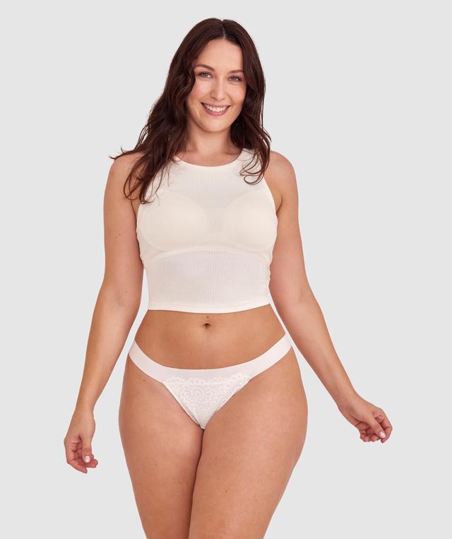 Audrey V String - Ivory