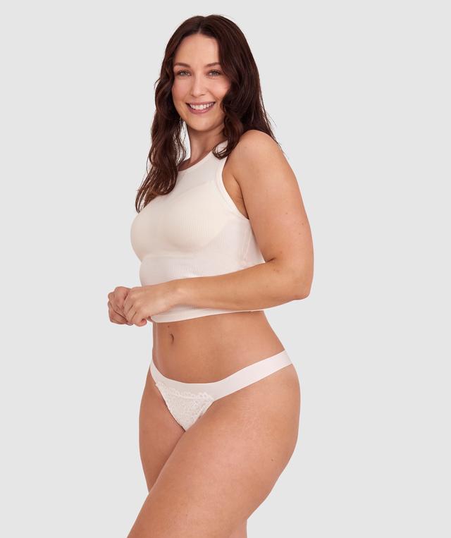 Audrey V String - Ivory