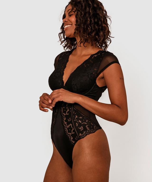 Aurelia Contour Bodysuit - Black