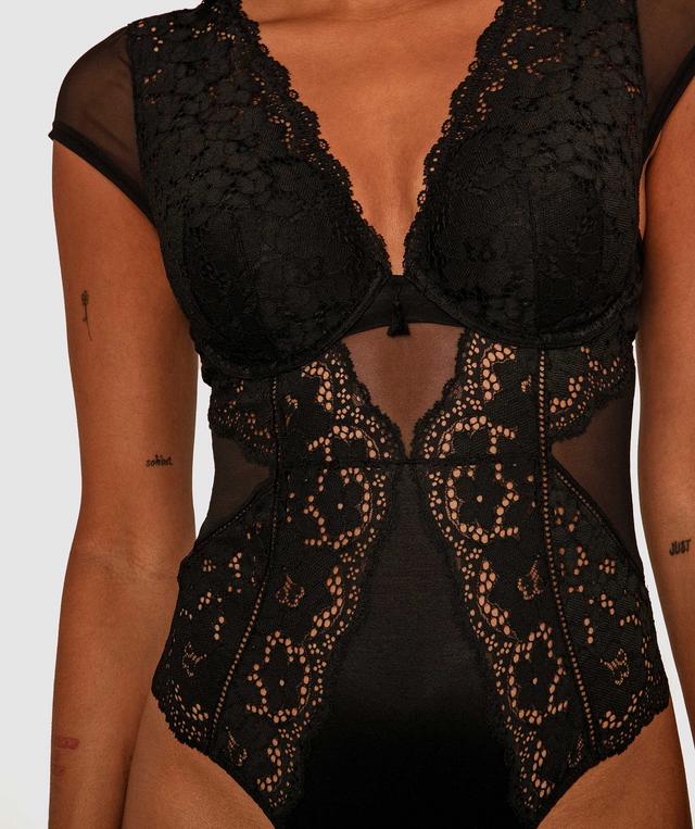 Aurelia Contour Bodysuit - Black