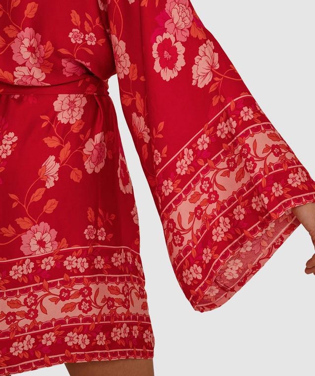 Aurelia Long Sleeve Wrap - Floral Print