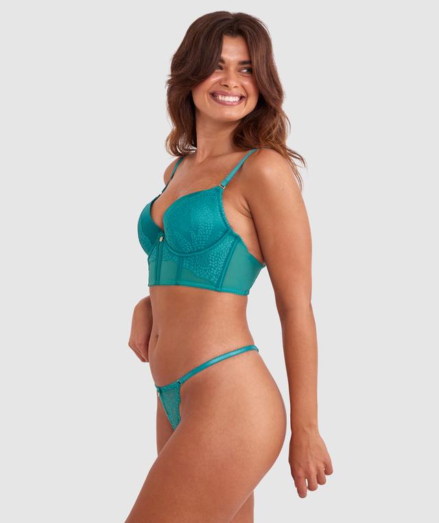 Aversa V String - Dark Green