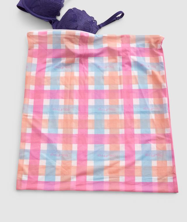 Azlin Check Large Washbag - Print Check