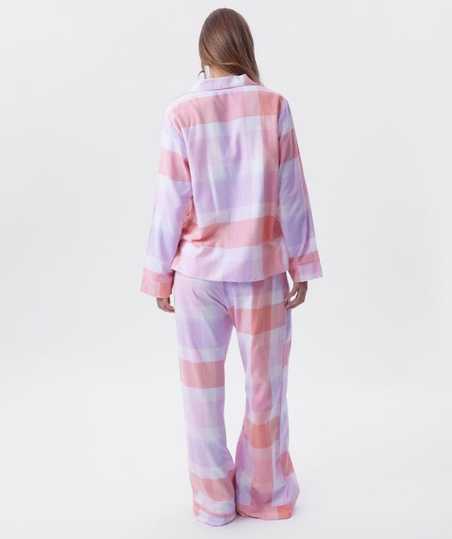 Azlin Long Sleeve Shirt - Print Check