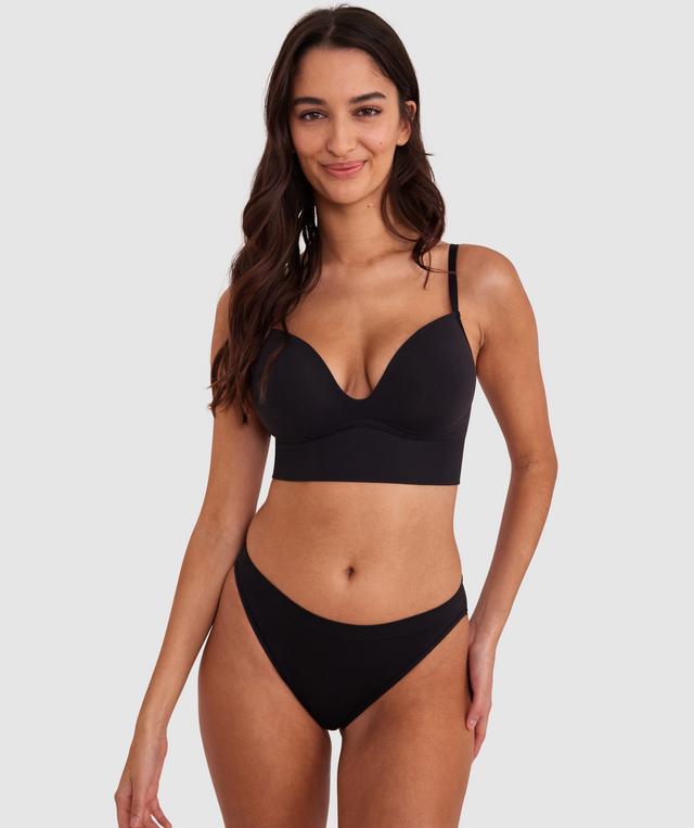 Base Layers Bikini Knicker - Black
