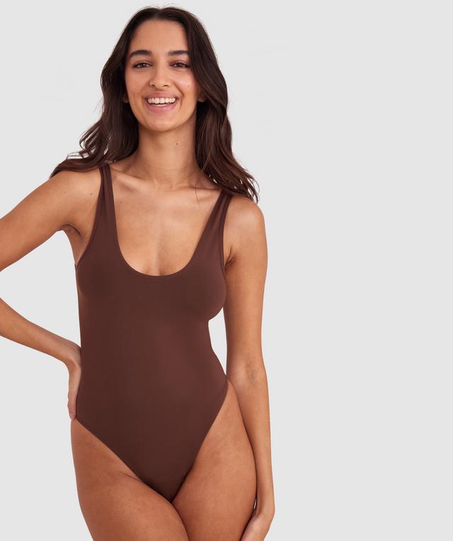 Base Layers Bodysuit - Dark Brown
