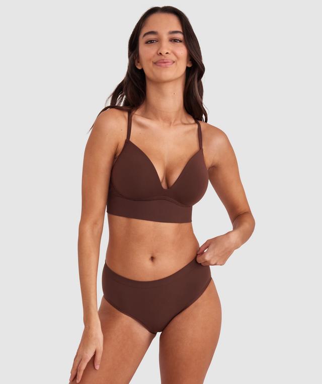 Base Layers Hipster Brief - Dark Brown