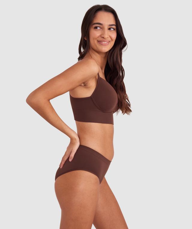 Base Layers Hipster Brief - Dark Brown