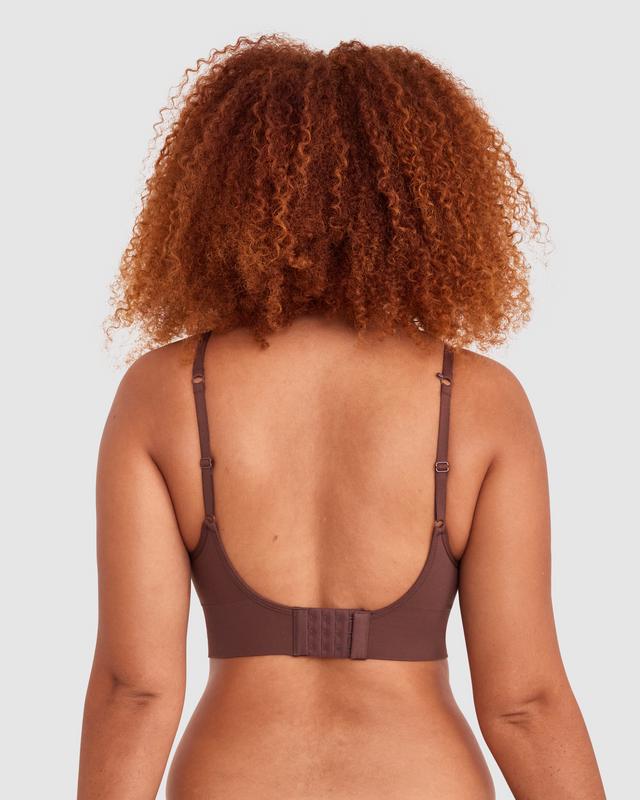 Base Layers Long Line Push Up Bra - Nude 6