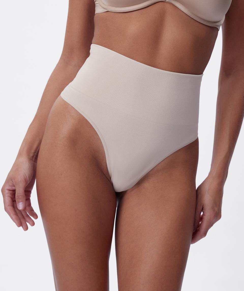 Base Layers Mid Rise G String - Nude 2