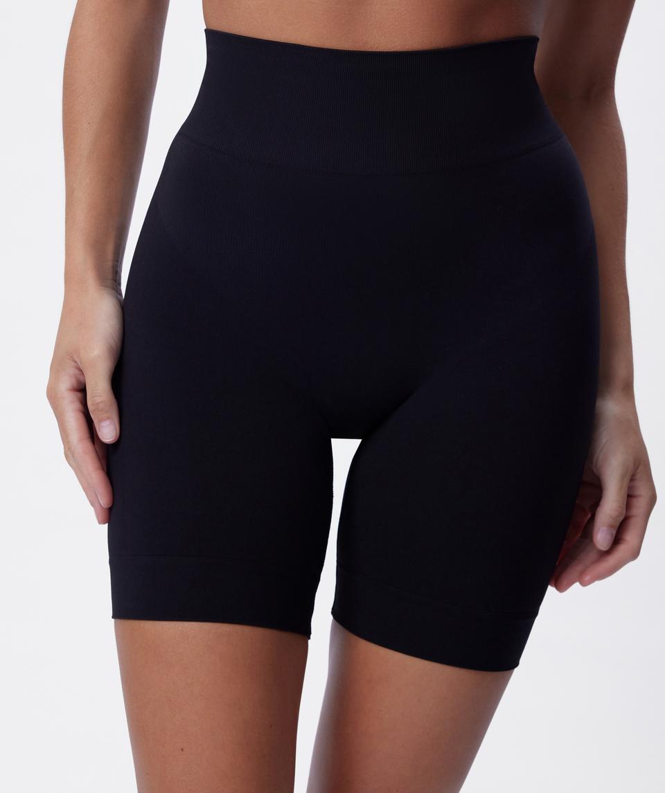 Base Layers Mid Rise Shortie - Black