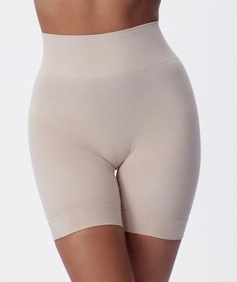 Base Layers Mid Rise Shortie - Nude 2