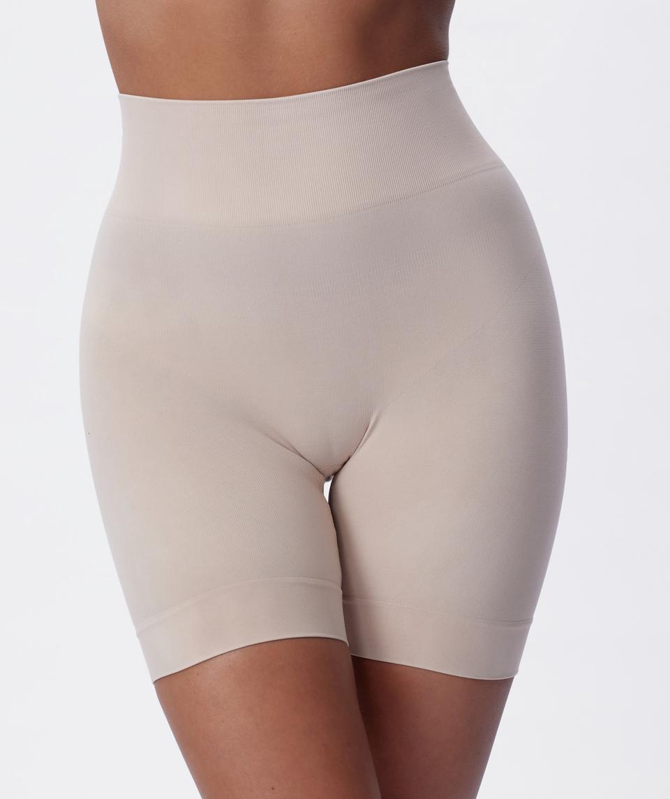 Base Layers Mid Rise Shortie - Nude 2
