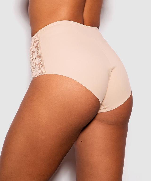Basic Instincts Control High Waist Brief - Nude