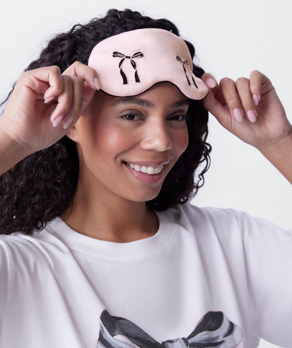 Be My Bow Eyemask - Light Pink