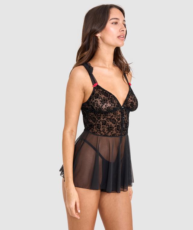 Beatrix Playsuit - Black