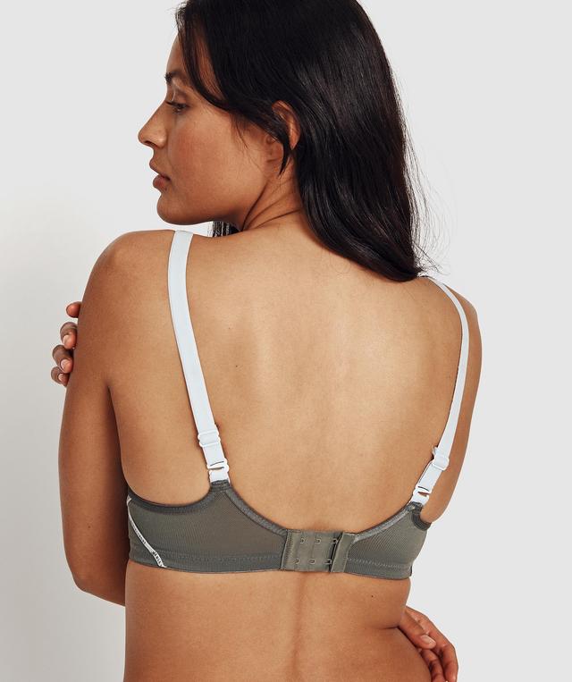 Berlei Electrify Contour Sports Bra - Floral Print/Khaki