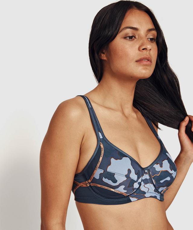 Berlei Electrify Underwire Sports Bra - Navy/Metallic
