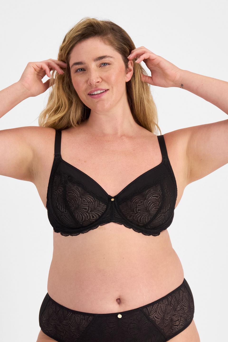 Berlei Lift & Shape Minimiser Bra - Black